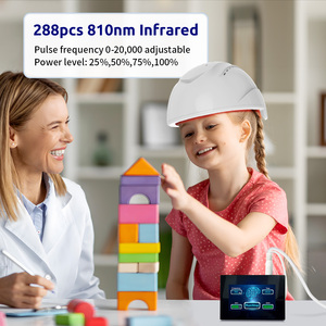 Casque infrarouge portable 810 nm |   PBM |   Augmente le BDNF, améliore la qualité du sommeil |   Casque de luminothérapie LED pour les thérapeutes à domicile et fonctionnels - Product Image 6