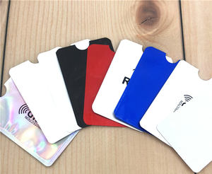 Xinrunjin, cubierta de tarjeta magnética antiestática, blindaje de Metal, pantalla de seda portátil, tarjetas de identificación bancarias impresas, regalo promocional de negocios - Product Image 4