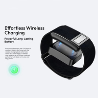 Pulsera Inteligente con Análisis del Sueño, Podómetro, Soporte para Plataforma en la Nube SDK, Monitor de Ritmo Cardíaco, Resistente al Agua IP68, Compatible con Android