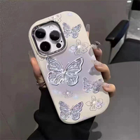 Pour iPhone 16 15 14 13 12 11 Pro Max XSmax XR X XS 7 8Plus coque tout compris dessin animé Graffiti étui de téléphone portable