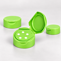 Bouchons à vis en plastique de qualité alimentaire pour pots à épices, couvercles papillon simples pour bouteilles d'épices, fermeture pratique