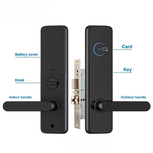 Serrure de porte intelligente TTLock TTHotel en alliage d'aluminium pour porte en bois, avec carte RFID, code et clé physique, pour appartement Cloud Grade C - Product Image 4