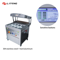 Machine à vide verticale électrique DZ-760 380V pour sceller les sachets/contenants en plastique/aluminium pour poisson, steak, viande, aliments, et les barquettes de repas à emporter