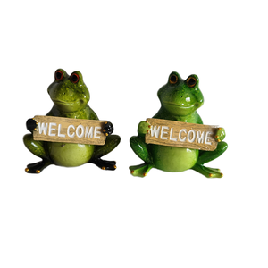 Statue miniature en résine peinte à la main, modèle artisanal, pot de fleurs miniature, ornement de jardin, micro-paysage, <span class=keywords><strong>figurine</strong></span> de coccinelle, de grenouille, de champignon - Product Image 6