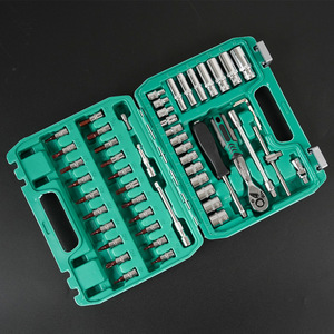 Ensemble de matériel de boîte à outils de réparation automobile 53 pièces combinaison complète comprenant une clé à douille pour la fourniture de quincaillerie en gros - Product Image 4