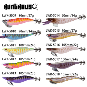 Bán buôn saltwarter yamashita mực đồ gá gá thu hút sáng bằng gỗ Tôm câu cá Egi mực Jig thu hút câu cá thu hút - Product Image 2