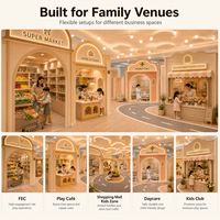 Equipo de Juegos Infantiles para Interiores, Modular, para Supermercados, Hospitales, Ciudades, Carreteras Circulares, Islas, con Calidad Verificada, Proyecto FEC