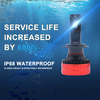 FSYLX 130W 10000LM X9 H4 H7 H11 Phare de voiture LED, lampe antibrouillard, ampoules LED auto 3570, neuves
