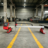Mini-portique CNC à installation rapide pour découpe plasma et à la flamme, idéal pour les petites usines de traitement soufrant d'un espace limité