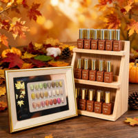 Nouveau Gel Ongles Magnétique Translucide Effet Miel HEMA & TPO Free, Collection Automne Hiver 2026, Gel Polish Cat Eye Ambre pour Nail Art