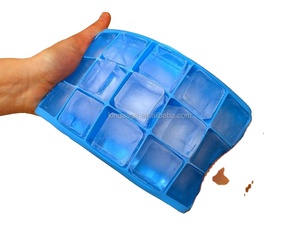 Hot bán 15 khoang Silicone Ice Cube Maker, 2 Gói BPA miễn phí, 1 inch Cubes - Product Image 1