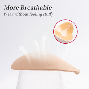 TPB007 <span class=keywords><strong>Reggiseno</strong></span> Adesivo <span class=keywords><strong>a</strong></span> Forma di Cuore con <span class=keywords><strong>2</strong></span> Coppe, Traspirante, Forte Adesione, Invisibile, Senza Schienale per Donne - Product Image 3