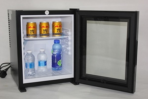 Tủ lạnh <span class=keywords><strong>mini</strong></span> nhiệt điện có cửa kính đen 30L dành cho phòng khách sạn - Product Image 5