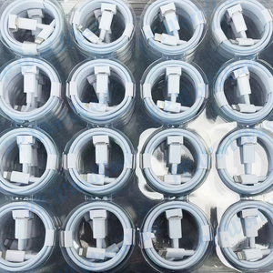 Cáp sạc nhanh Type C bán chạy nhất dành cho <span class=keywords><strong>iPhone</strong></span> 14 13 12 11 Pro Max 20, chiều dài 1m 1.5m 2m, chất liệu kim loại với vỏ TPE - Product Image 3