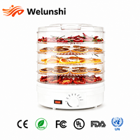 Mesin Pengering Makanan Listrik WLS-1003 OEM-5 Laci, Baja Tahan Karat untuk Buah, Sayuran, dan Daging Kering