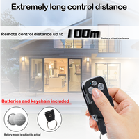Usine en gros Chine fait 315MHz RF face à face Clone télécommande porte-clés boîtier ABS pour porte de garage porte électrique