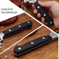 Couteau à filet en acier inoxydable, couteau à fruits et légumes, manche en acier inoxydable, rivets, poignée antidérapante, ergonomique, écologique