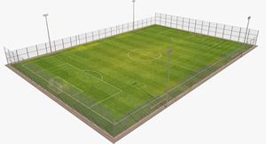 Çin fabrika profesyonel yapay futbol çimi alan futbol kafes sentetik çim futbol sahası futbol sahası - Product Image 6