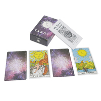 Jeu de cartes de tarot personnalisé pour femmes avec échantillon gratuit, guide de divination et de jeu familial pour la vente en gros