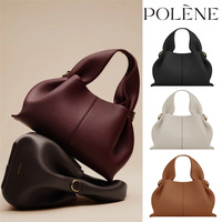 Sac à main polyvalent en PU véritable pour femme, style nuage, sac bandoulière tendance, sac à main à poignée supérieure