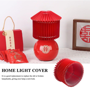 Hot Bán Bóng Đèn Vải Khung Dây Vòng Kit DIY Vật Liệu Ánh Sáng Pleated Chụp Đèn Cho Bàn Sàn Và Mặt Dây Chuyền Đèn - Product Image 4