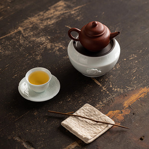 Hutian Kiln Yingqing Ceramic <b>Tea</b> Dregs Jar With Lid For Kung Fu <b>Tea</b> <b>Set</b> Accessories 120ml - Product Image 4