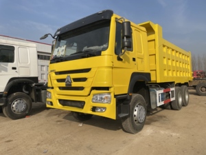 รถบรรทุก HOWO สีน้ำเงิน รุ่น Heavy Duty พร้อมเครื่องยนต์ Weichai 371 รุ่น ชั่วโมงการทำงานต่ำ มาตรฐานยูโร 5 ปี ผลิตปี 2024 รถดัมพ์ 6×4 - Product Image 4