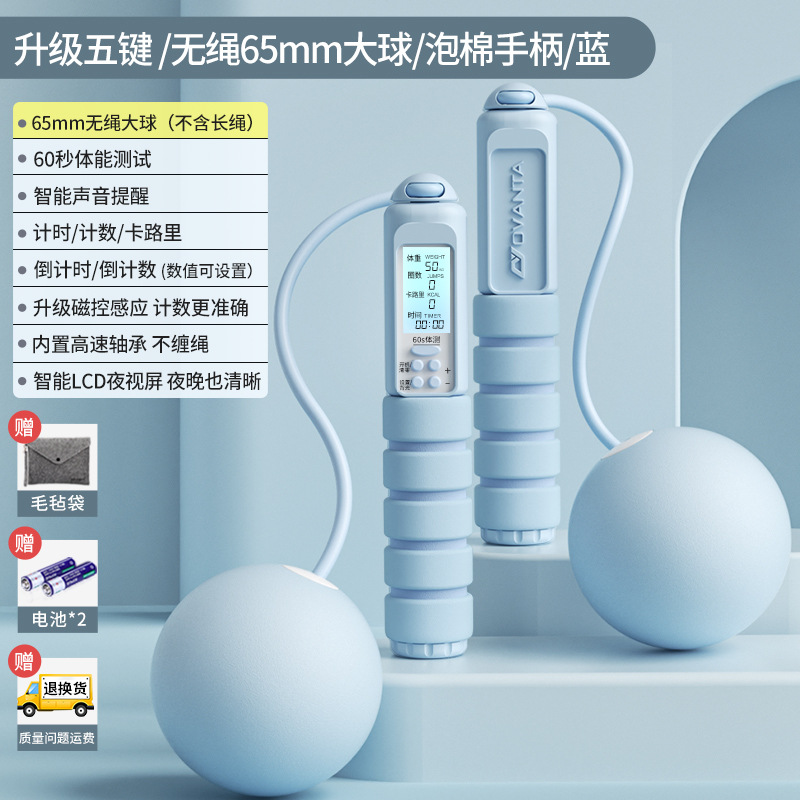 65mm large ball cordless blue