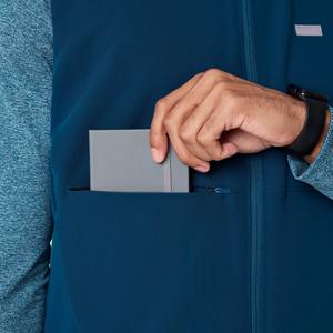 <span class=keywords><strong>Chaleco</strong></span> Quirúrgico Personalizado para Hombre, Cuello Alto, <span class=keywords><strong>Azul</strong></span>, Elástico, con Cierre, Sin Mangas, para Enfermeros - Product Image 4