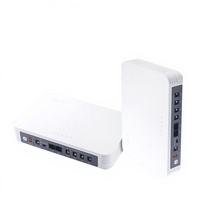 Baterai Lithium Fase Tunggal DC 10400mAh Mini UPS Multi Output USB 5V/9V/12V Input POE untuk Router WiFi