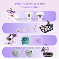 Presse à Chaud Numérique 5-en-1 Multifonctionnelle pour Sublimation – Facile à Utiliser, Idéale pour T-shirts, Tasses, Casquettes, Assiettes – Nouveauté Très Demandée pour Usage Domestique
