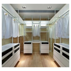 Prima Usine Directe Moderne Transparence Verre Porte Coulissante Promenade Dans Le Placard Ensemble Haut De Gamme Modulaire Armoire Armoire pour Chambre - Product Image 5