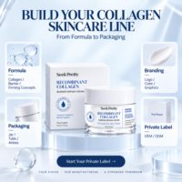 Crème de Jour et de Nuit Réparatrice et Éclaircissante au PDRN, Acide Hyaluronique et Collagène de Type III, Marque Blanche