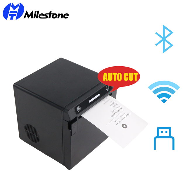 Milestone MHT-P80G 80mm 3 Inch Direct Thermal Receipt Printer 250mm/s POS Bill with Auto Cutter 203DPI in Stock
