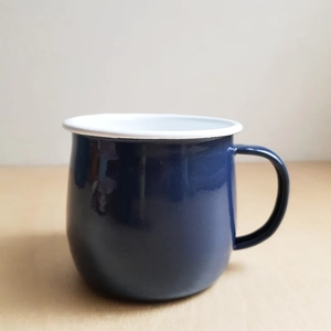 Tasse à café, à eau, à lait ou à thé en émail avec un design de dessin animé mignon pour enfants, capacité de 12 oz, logo personnalisé imprimé - Product Image 2