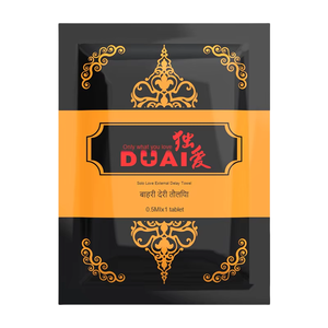 Toallitas indias divinas para retrasar la salud sexual de larga duración sin eyaculación - Product Image 1