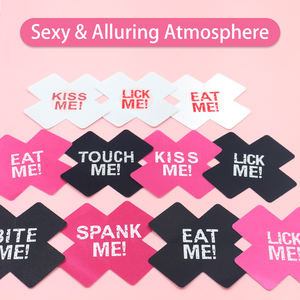 Peeqi Pasties personnalisés pour femme, cache-tétons en satin, cache-seins sexy, pasties jetables, pasties mignonnes, autocollants sexy pour les tétons - Product Image 3