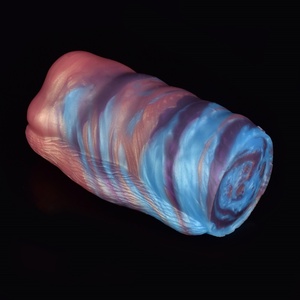 YOCY Masturbateur masculin en silicone, jouet sexuel pour adultes, stimulateur de pénis à double canal anal et vaginal, masseur, fétiche de la vulve - Product Image 4