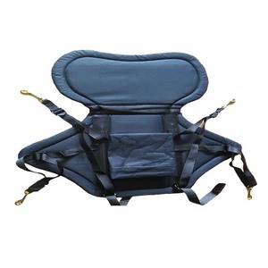 Cojín de asiento en forma de U con correas para deportes acuáticos al aire libre, uso en botes y kayaks, diseño ergonómico relleno de espuma, material de poliéster y algodón - Product Image 3