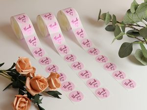Biểu Tượng Tùy Chỉnh Vòng Hình Dạng Bao Bì Nhãn Tự Dính Cảm Ơn Bạn Đóng Gói Quà Tặng Hỗ Trợ Con Dấu Nhãn Dán Nhãn Vinyl Vòng Nhãn - Product Image 3
