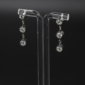 ชุดเครื่องประดับเซอร์คอน ชุดเครื่องประดับสแตนเลส สไตล์ทันสมัย ต่างหูและจี้สำหรับผู้หญิง ชุดเครื่องประดับทองคำ - Product Image 5