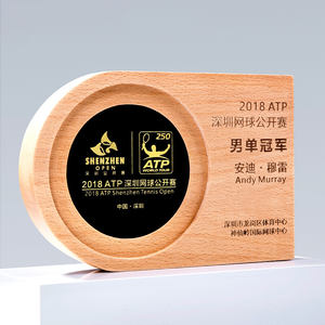 Medalla de cristal de metal de <span class=keywords><strong>haya</strong></span> creativa al por mayor, trofeo de cristal de madera grabado con impresión en color, trofeo de placa de cristal - Product Image 5