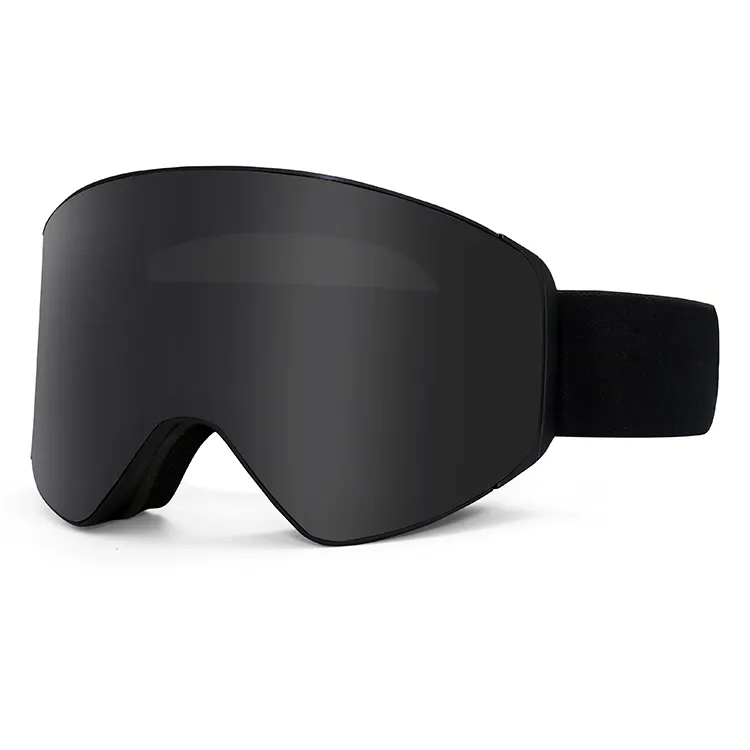 Lunettes de neige professionnelles de snowboard en gros UV400 magnétiques et remplacent les lunettes de ski lunettes de soleil avec sangles lentilles pour hommes