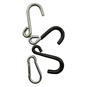 <span class=keywords><strong>Tendeur</strong></span> de corde réglable 1/4'' <span class=keywords><strong>avec</strong></span> poulie métallique et sangle en PP, revêtement en caoutchouc noir, certifié CE - Product Image 5
