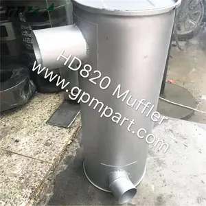 Запчасти GPM, хорошая цена, глушитель экскаватора HD820