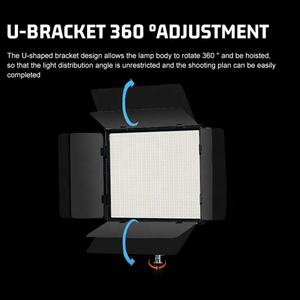 Zsyb P700 2700K-6500K Dimmable sur Batterie Panneau <span class=keywords><strong>LED</strong></span> Professionnel Lumières d'Appoint pour Vidéo, Salon et Streaming - Product Image 4