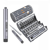 Ensemble de tournevis électrique de précision professionnel de qualité supérieure, alimenté par batterie, style stylo, 127 en 1, manuel et automatique, pour ordinateur, téléphone portable