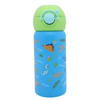 PINKAH Vaso Térmico Infantil de Doble Pared con Aislamiento al Vacío, Diseño OEM Impreso en 3D, 350 ml, 12 oz, con Pajita