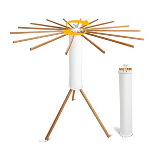 Trépied <span class=keywords><strong>pliable</strong></span> sèche-linge en bois support de cintre <span class=keywords><strong>parapluie</strong></span> en forme de pieuvre polyvalent bambou <span class=keywords><strong>pliable</strong></span> étendoir à vêtements - Product Image 2
