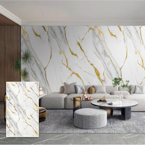 壁パネル装飾用<span class=keywords><strong>PVC</strong></span>大理石シート1.22 * 2.44MM UVボード竹炭壁パネル - Product Image 2